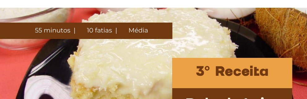 Bolo de Leite de Coco