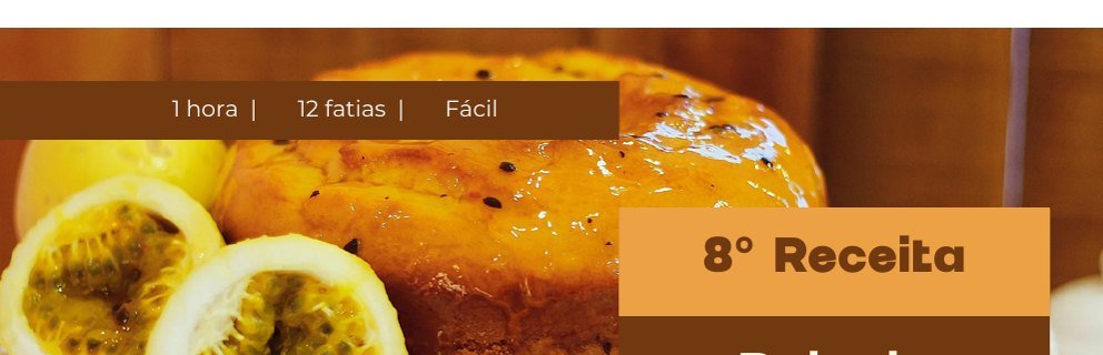 Bolo de Maracujá com Calda