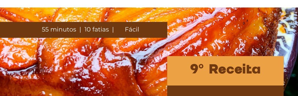 Bolo de Banana Caramelizada