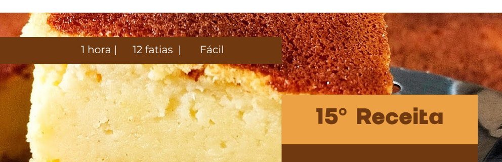 Bolo de Fubá Cremoso