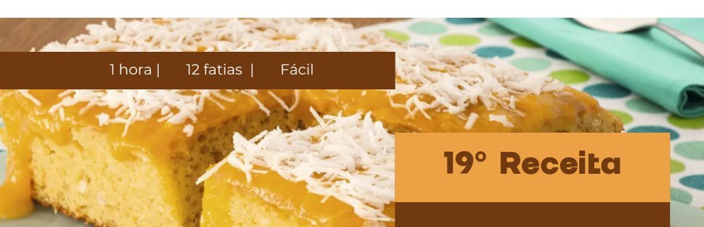 Bolo de Manga com Coco